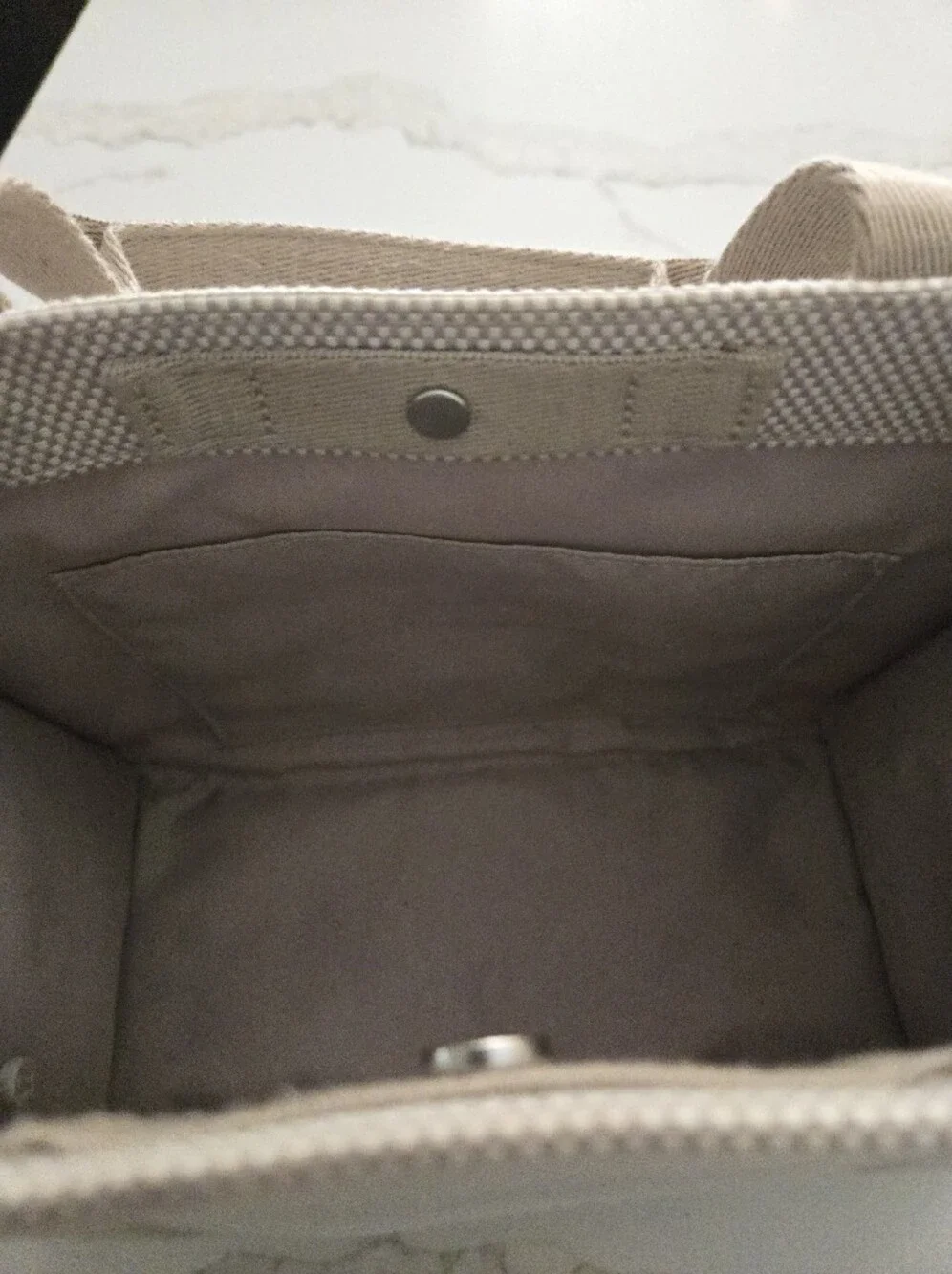 Lululemon Beige Two-tone Crossbody Tote